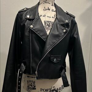 Classic Black Leather Women's Jacket